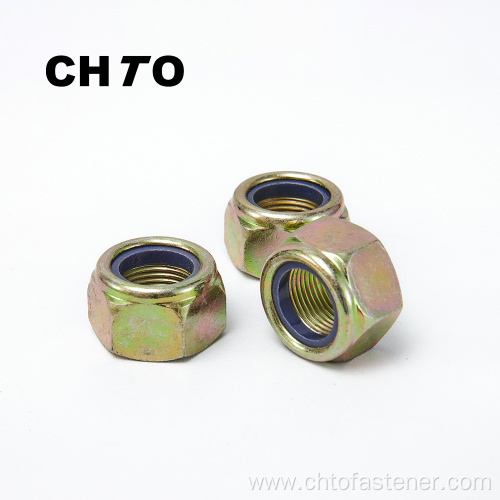 ISO 7041 Grade 8 zinc plated Nylon Insert hexagon nuts